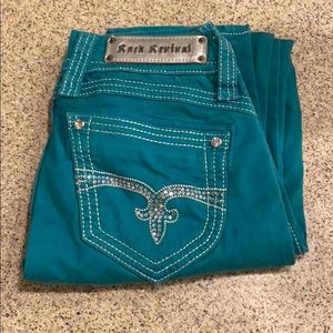 Rock Revival Color Skinny Jeans